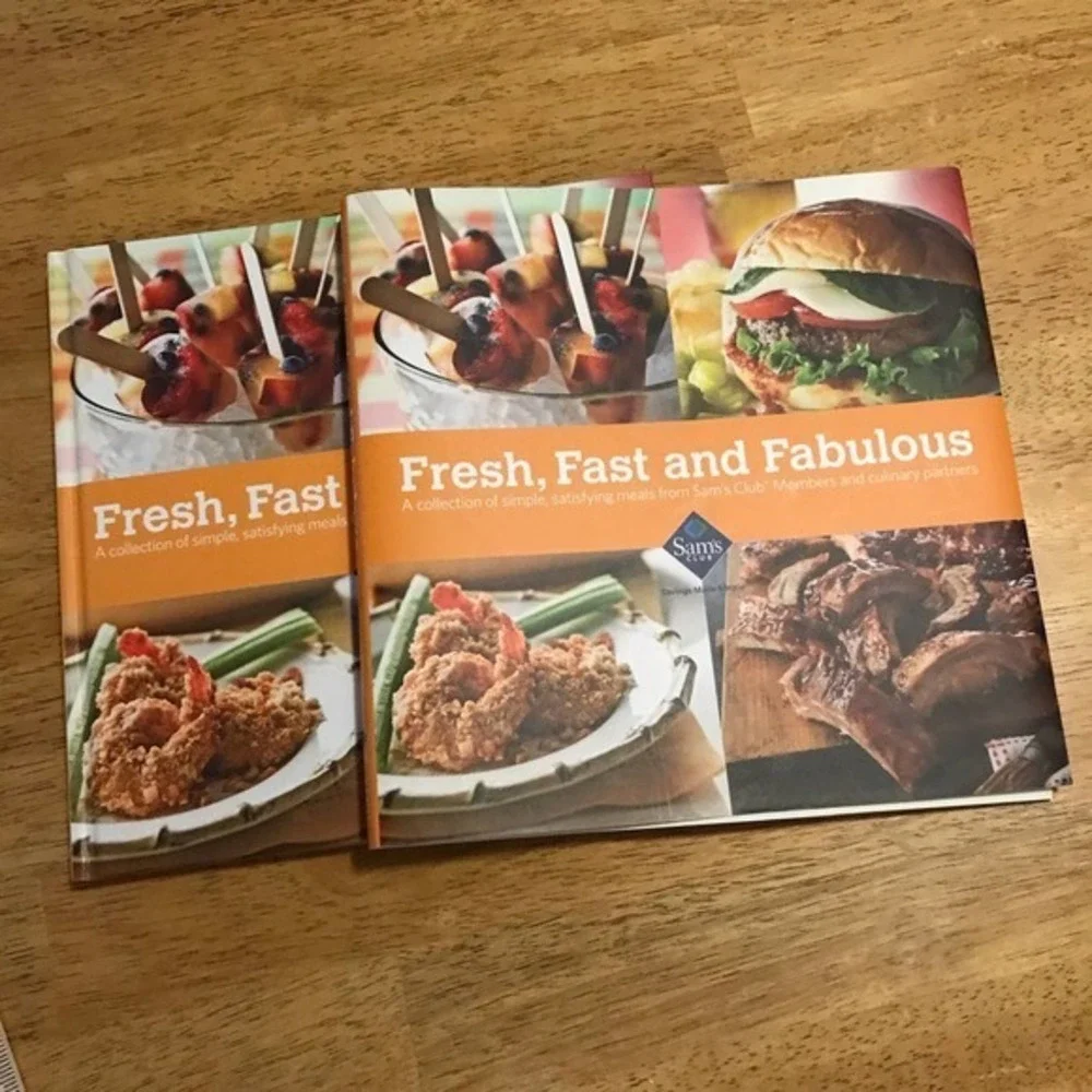 Fresh ,Fast and Fabulous New Sam's Club Hard Cover Cook Book‎